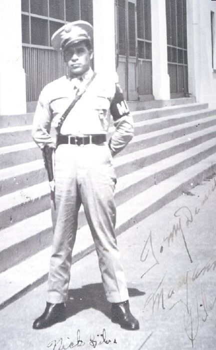 Dad in Military uniform.